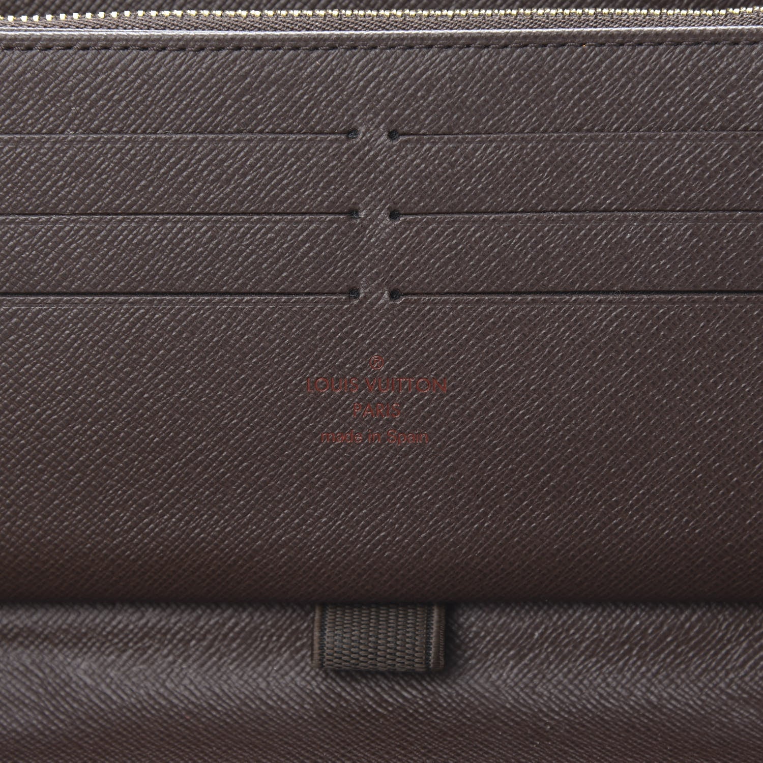 Louis Vuitton Damier Ebene Zippy Organizer Wallet 6 of 7