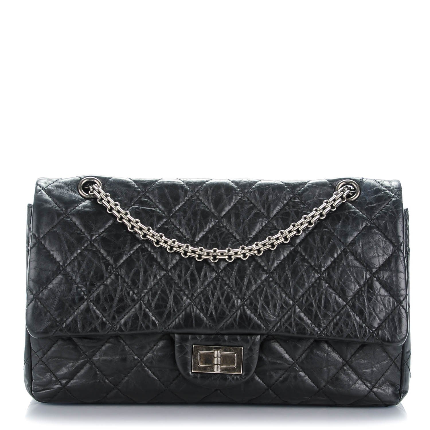 Chanel Aged Calfskin Quilted 2.55 Reissue 227 Flap Black 1 of 8