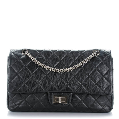 Chanel Aged Calfskin Quilted 2.55 Reissue 227 Flap Black 1 of 8