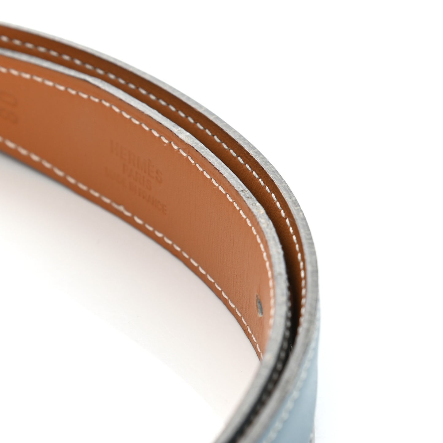 Chamonix 24mm Belt Strap 80 Blue Jean Natural