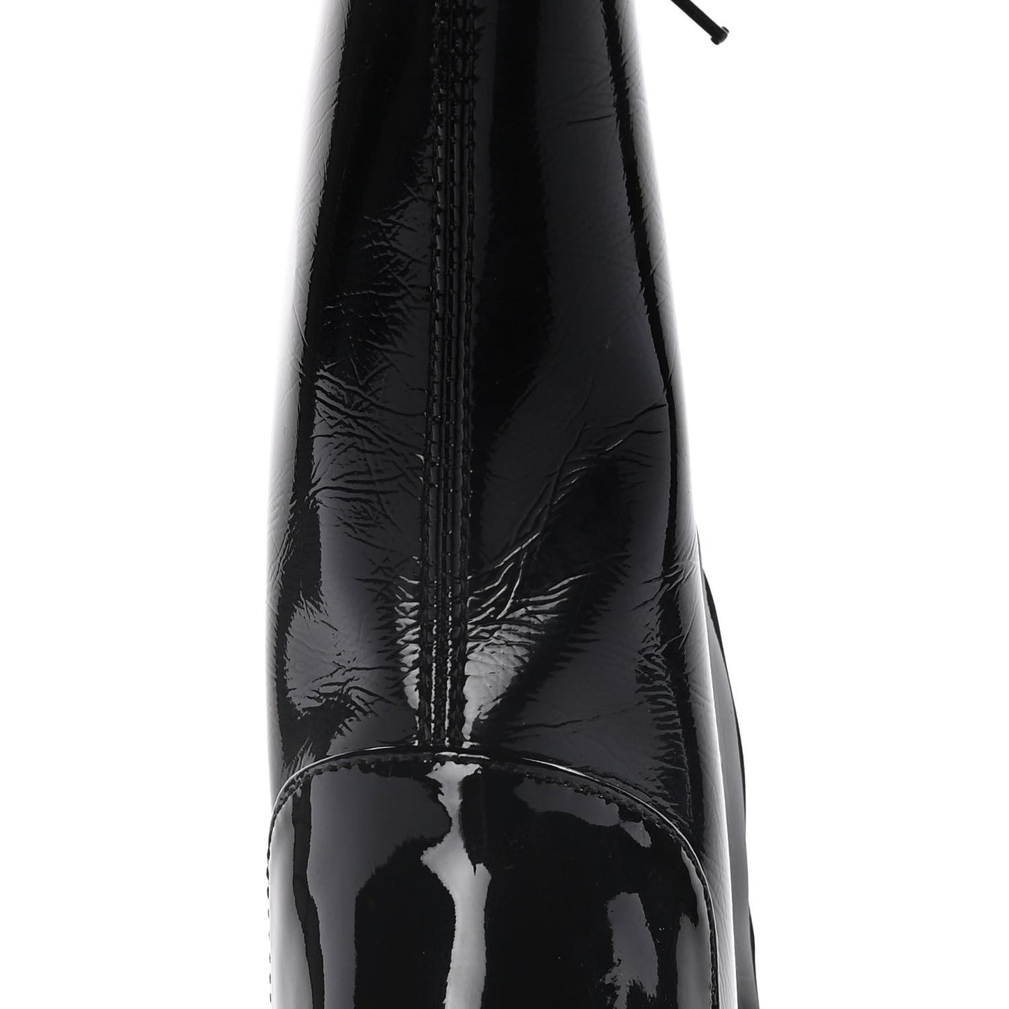 Patent Uniformes Silhouette Ankle Boots 38 Black