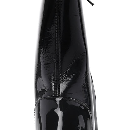 Louis Vuitton Patent Uniformes Silhouette Ankle Boots 38 Black 14 of 14
