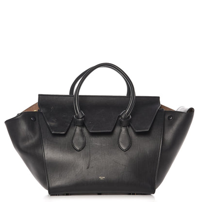 Celine Smooth Calfskin Small Tie Knot Tote Black 1 of 18