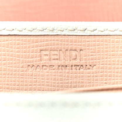 Fendi Vitello Flamingo Elite Bi-Color 2Jours Continental Pesca White Plaster 6 of 12