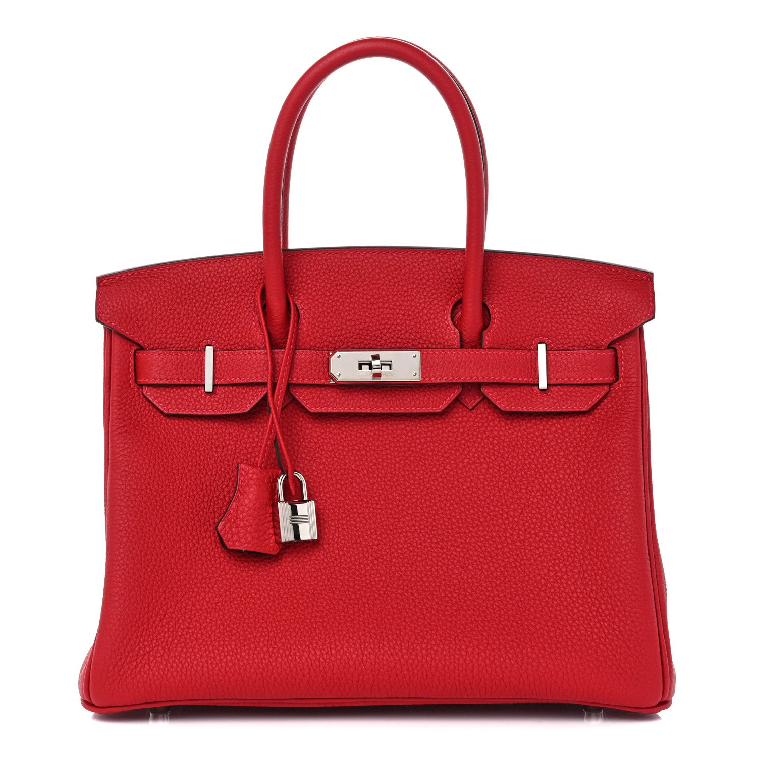 Hermes Togo Verso Birkin 30 Rouge Vif Rouge H 1 of 11