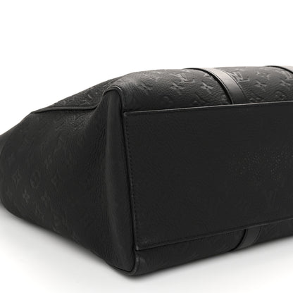 Louis Vuitton Taurillon Monogram Sac Plat 24H Black 8 of 9