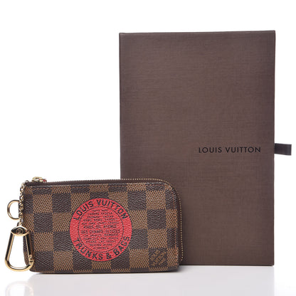 Louis Vuitton Damier Ebene Complice Trunks and Bags Key Pouch Red 7 of 7