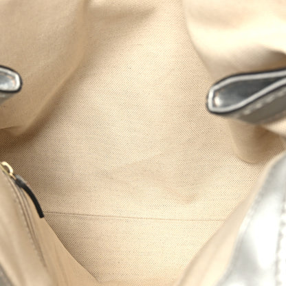 Gucci Metallic Guccissima Medium Sukey Tote Silver 5 of 9
