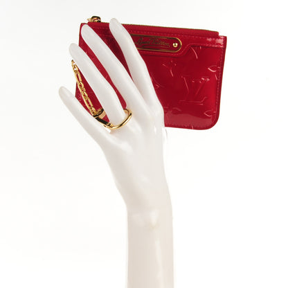 Louis Vuitton Vernis Key Pouch Pomme D'Amour 2 of 7