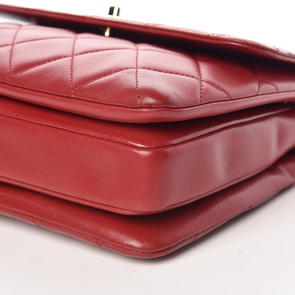 Chanel Lambskin Quilted Small Trendy CC Dual Handle Bag Red 12 of 14