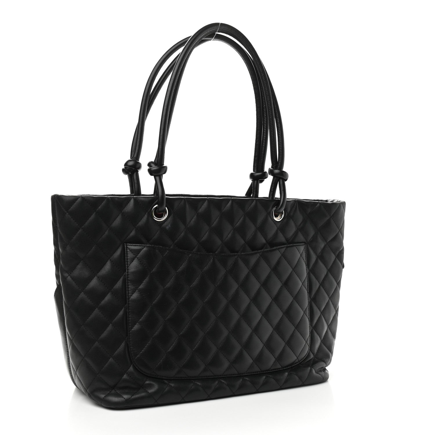 Chanel Calfskin Quilted Large Cambon Tote Black 3 of 12