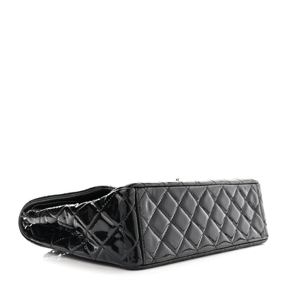 Chanel Patent Quilted Maxi Double Flap Black 4 of 10