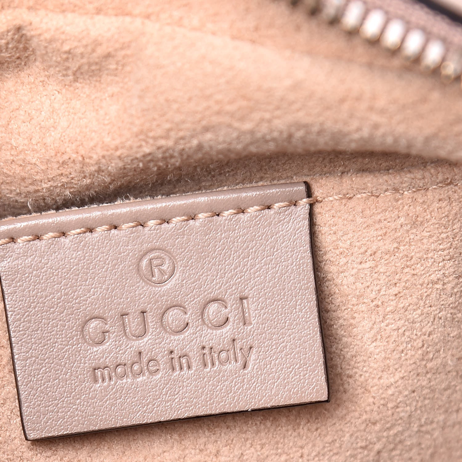 Gucci Calfskin Matelasse Small GG Marmont Chain Shoulder Bag Taupe 6 of 10