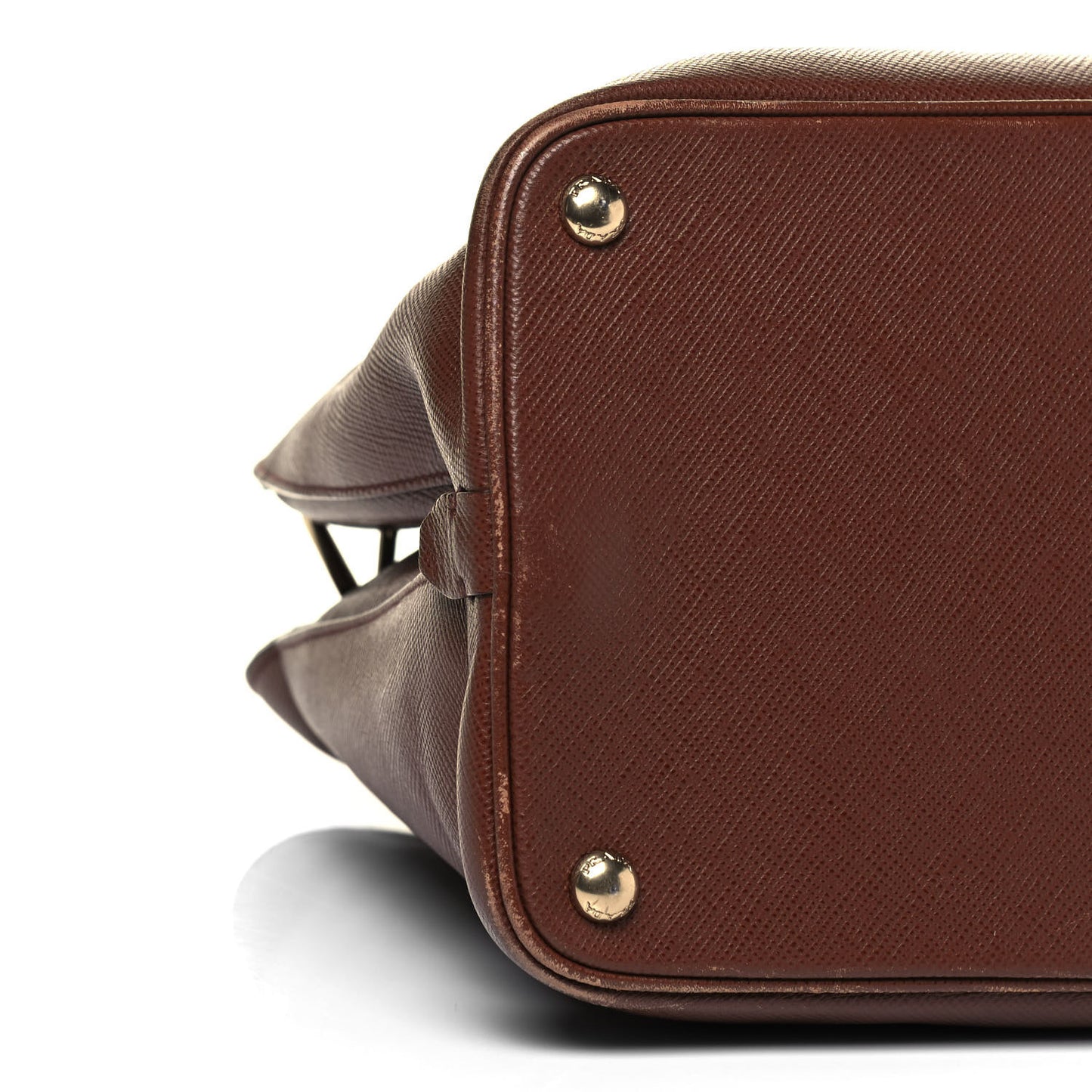 Saffiano Cuir Open Promenade Tote Palissandro