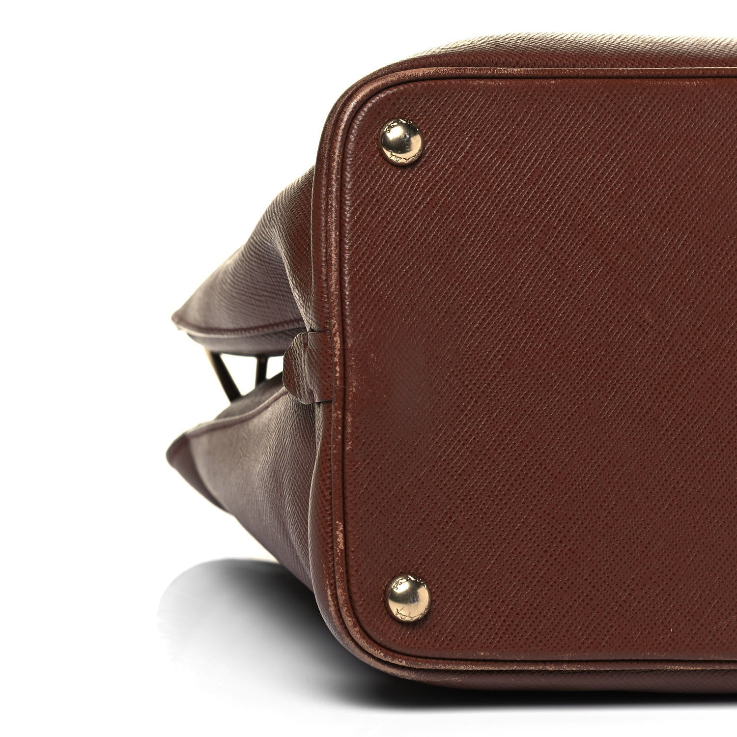 Prada Saffiano Cuir Open Promenade Tote Palissandro 7 of 15