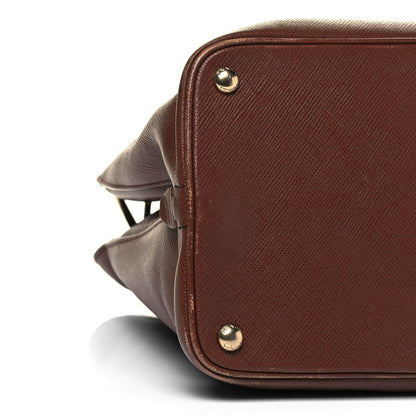 Prada Saffiano Cuir Open Promenade Tote Palissandro 7 of 15