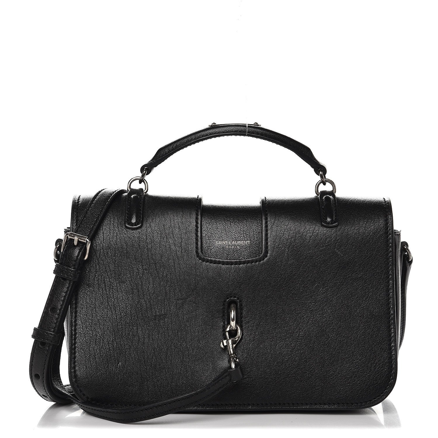 Saint Laurent Lambskin Medium Charlotte Messenger Bag Black 1 of 8