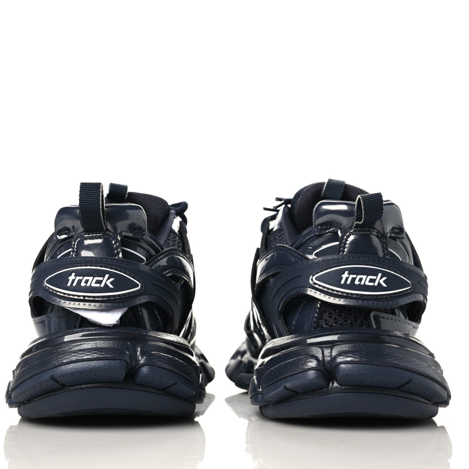 Balenciaga Mesh Nylon Mens Track Sneakers 39 Navy 6 of 10