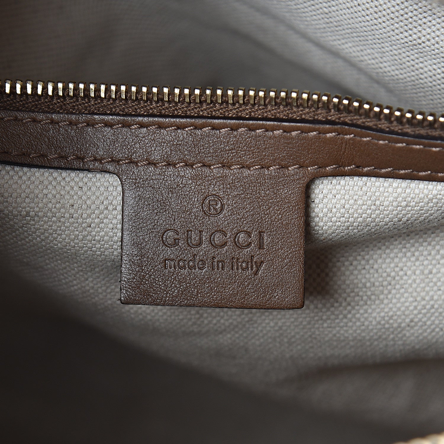 Gucci Monogram Medium Vintage Web Joy Boston Brown 5 of 8