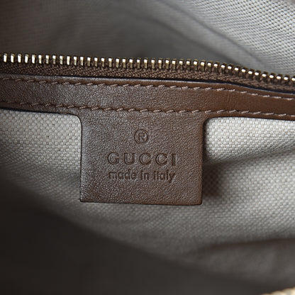 Gucci Monogram Medium Vintage Web Joy Boston Brown 5 of 8