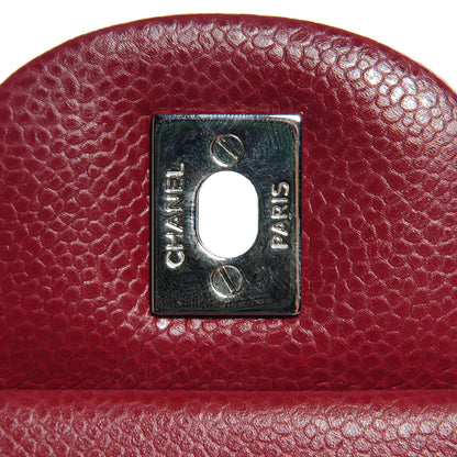 Chanel Caviar Quilted Maxi Double Flap Red 6 of 9