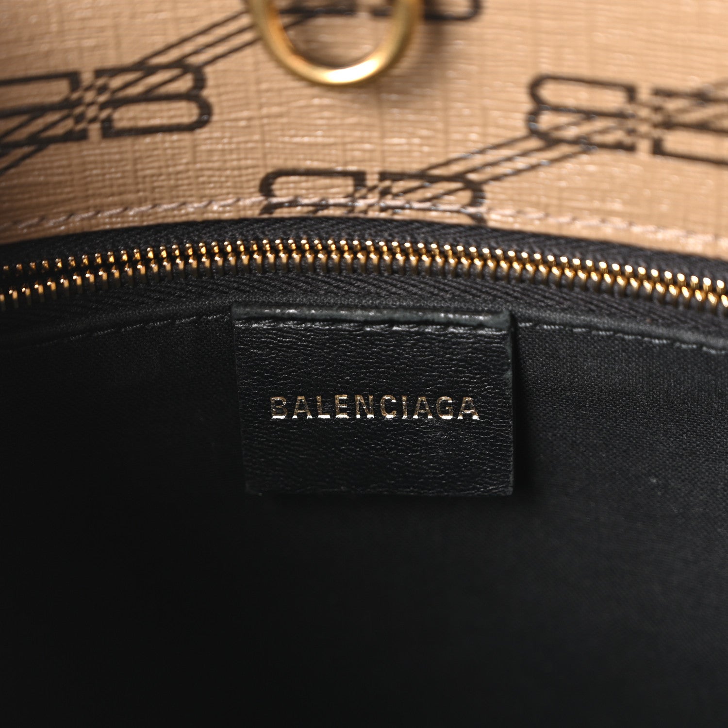 Balenciaga Coated Canvas BB Monogram Small Signature East West Shopper Bag Beige Brown 6 of 10