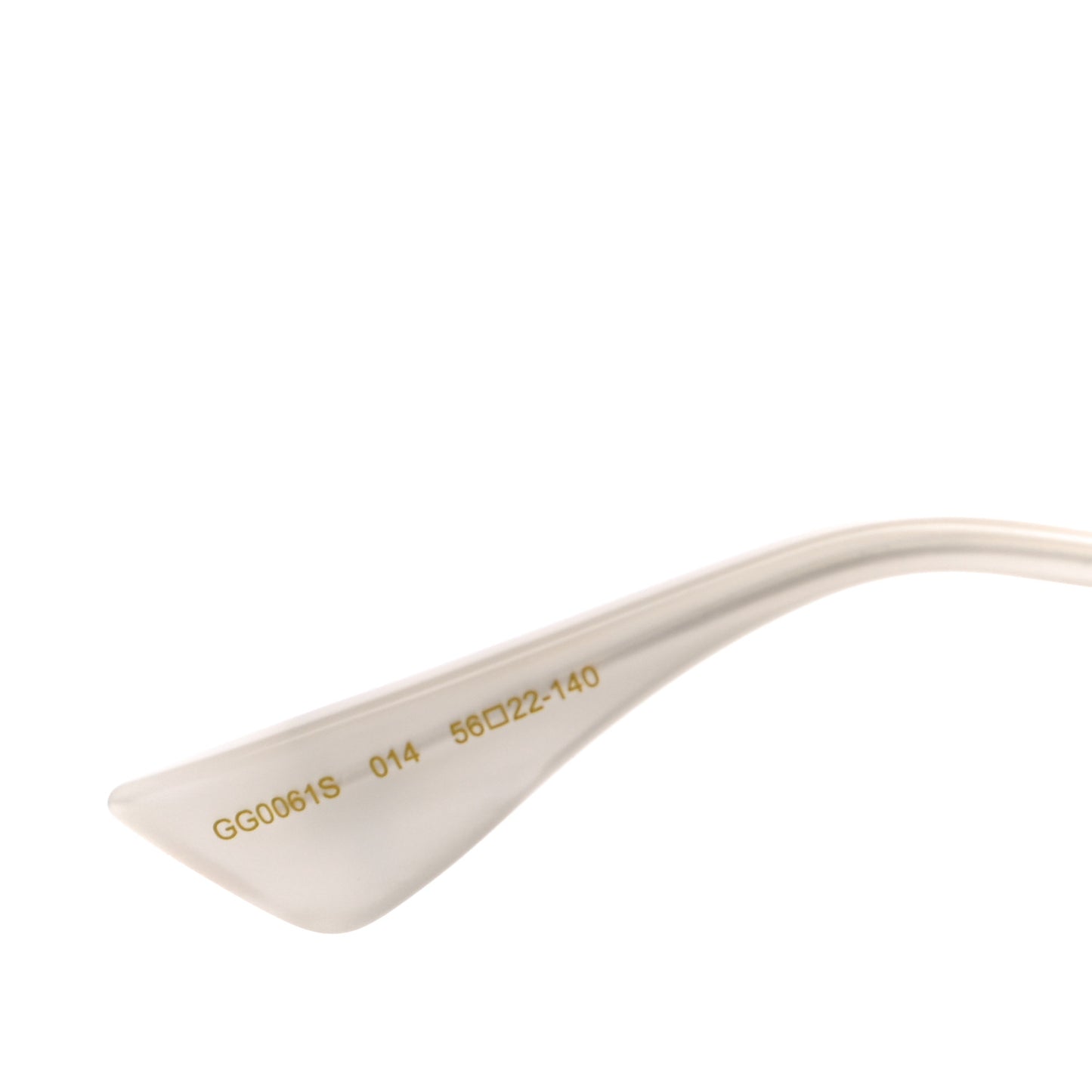 Metal Round Frame Tiger Print Sunglasses GG0061S Gold