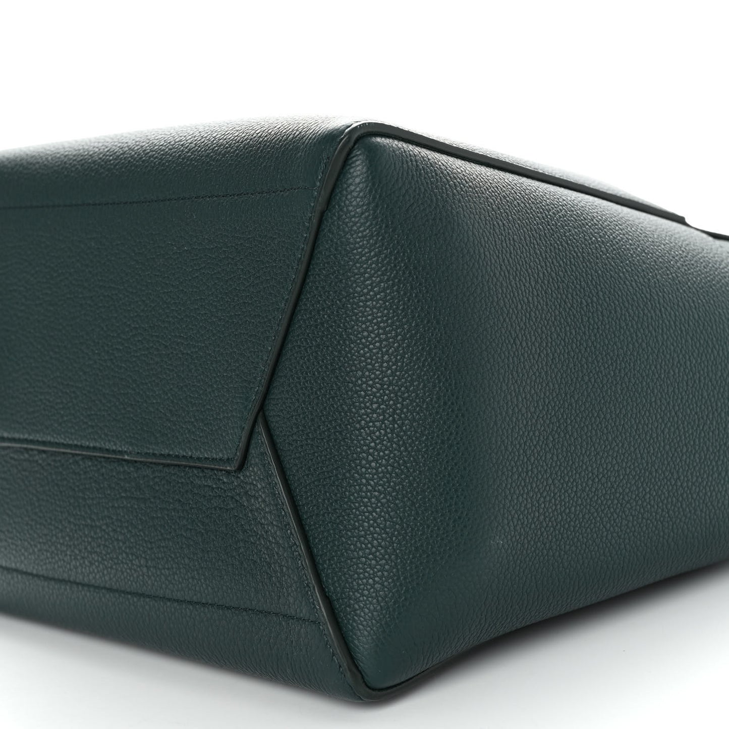 Soft Grained Calfskin Sangle Bucket Bag Amazone