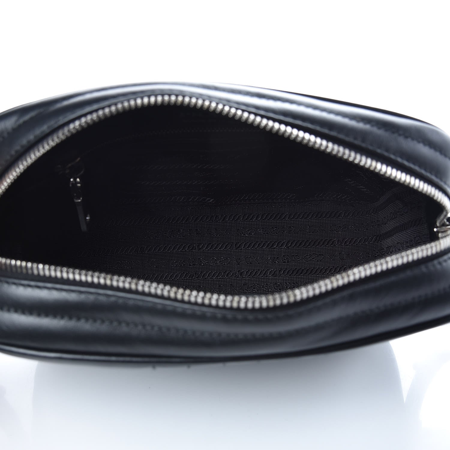Prada Soft Calfskin Diagramme Crossbody Bag Black 5 of 8