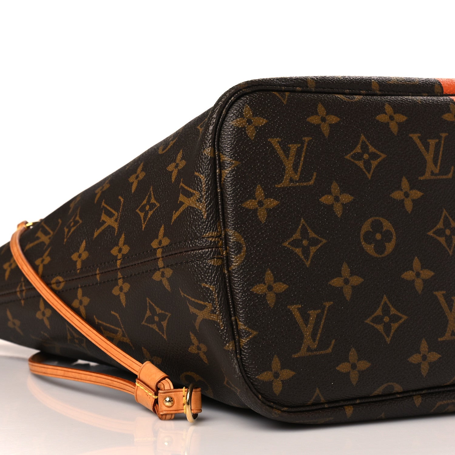 Louis Vuitton Monogram My LV Heritage Neverfull MM Orange Ivory 8 of 10
