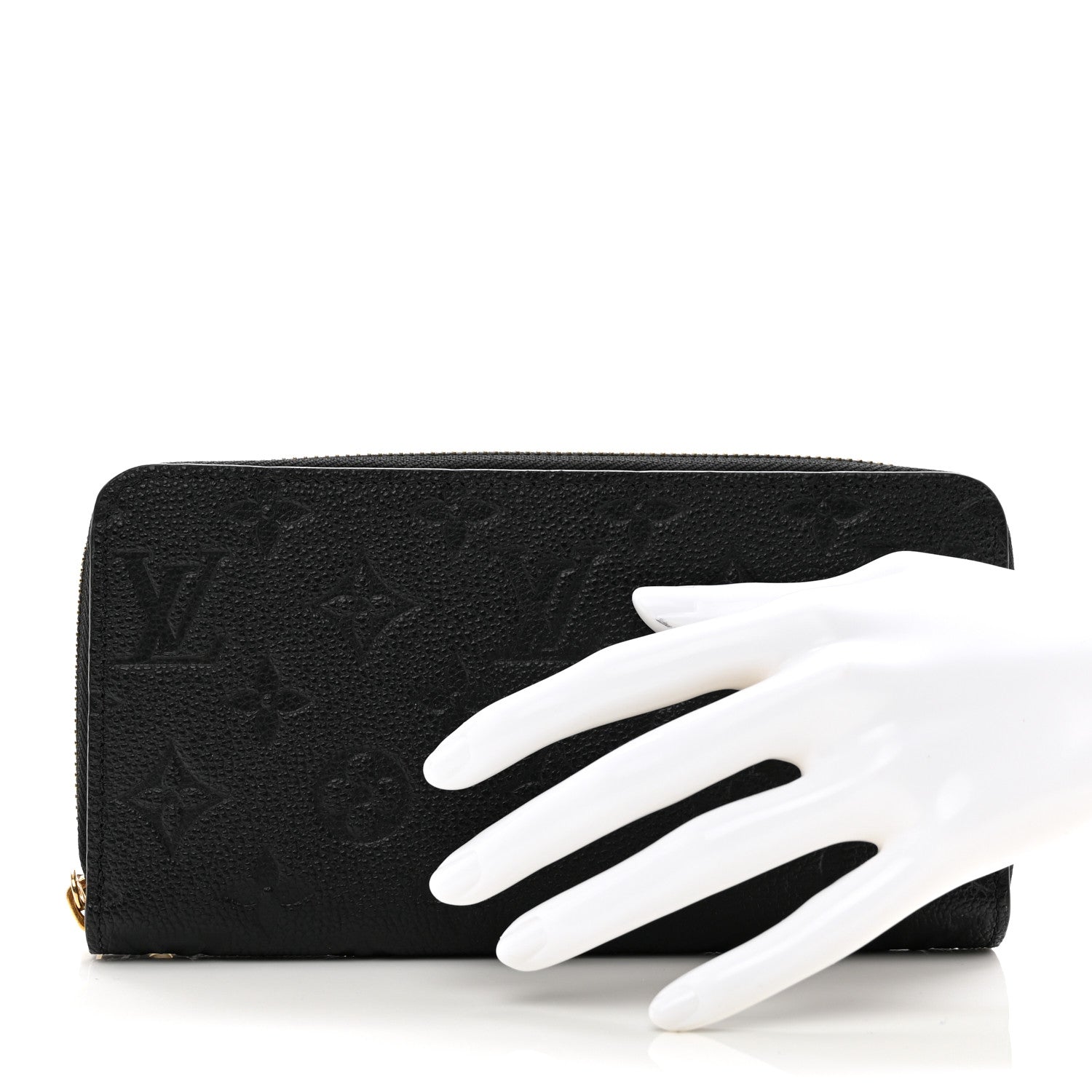 Louis Vuitton Empreinte Zippy Wallet Black 2 of 7