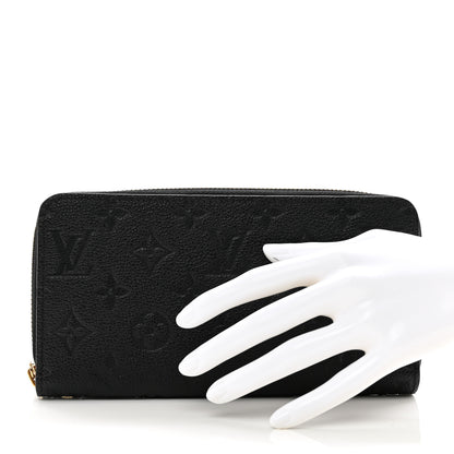 Louis Vuitton Empreinte Zippy Wallet Black 2 of 7