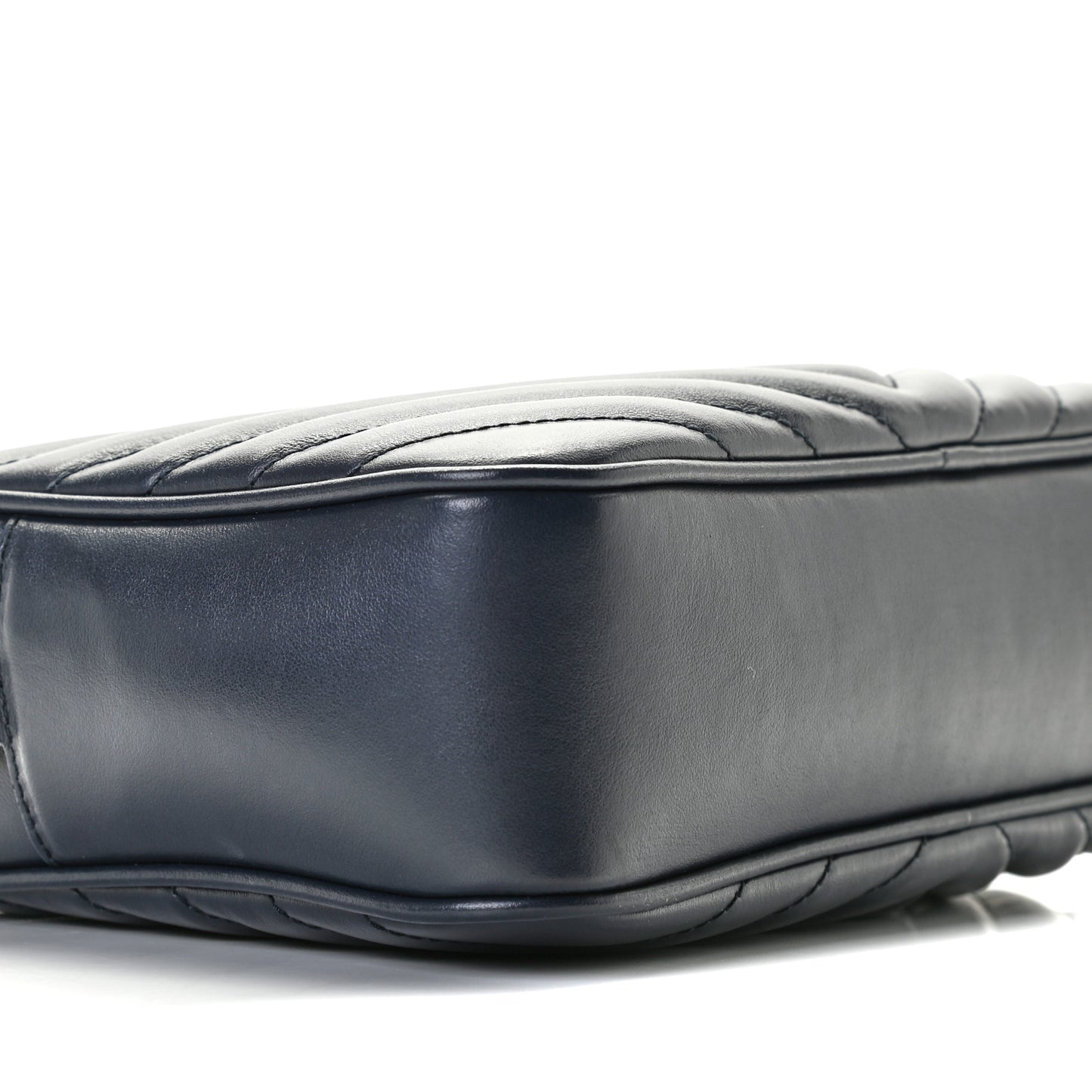 Calfskin Matelasse Monogram Lou Camera Bag Deep Marine