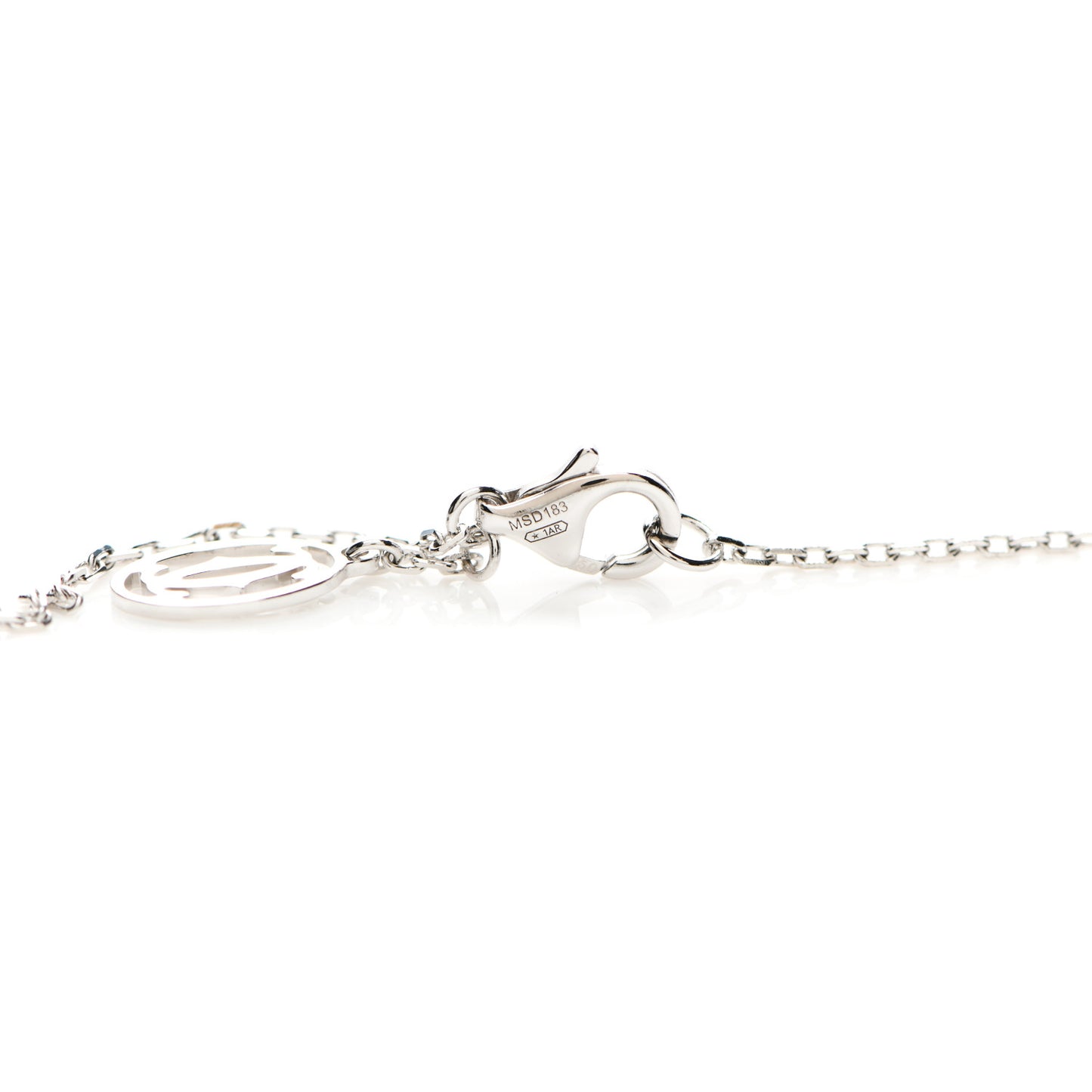18K White Gold Chain Necklace