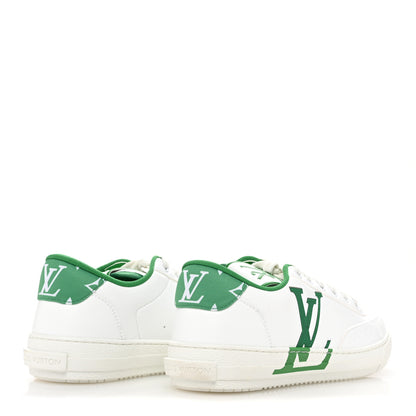 Louis Vuitton Calfskin Charlie Sneaker 37.5 White Green 5 of 10