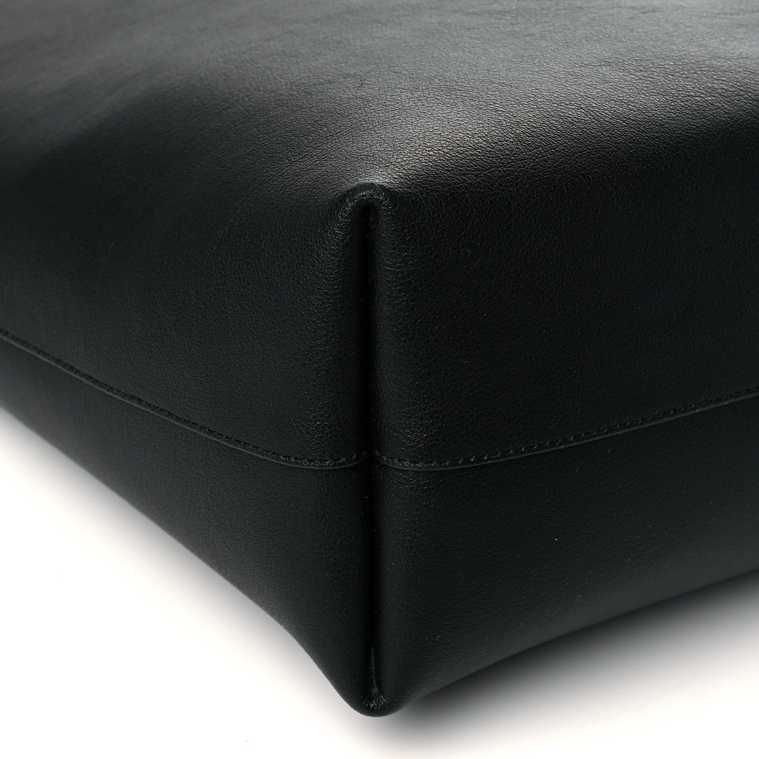 Saint Laurent Calfskin Large Shopping Tote Black 10 of 12