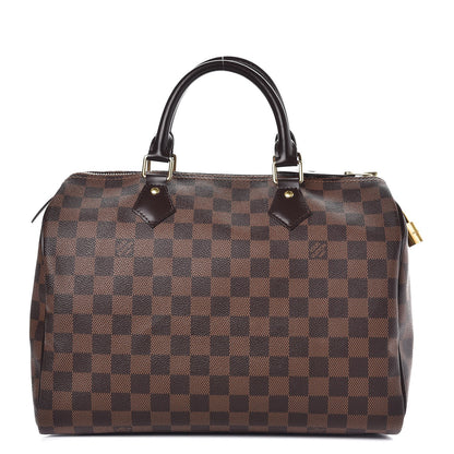 Louis Vuitton Damier Ebene Speedy 30 1 of 8