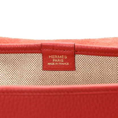 Hermes Taurillon Clemence Bourlingue Sanguine Rose Jaipur 6 of 13