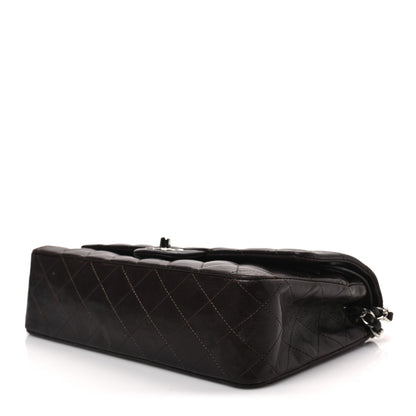 Chanel Lambskin Quilted Medium Double Flap Dark Brown 8 of 11