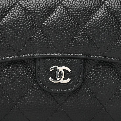 Chanel Caviar Quilted Compact Flap Wallet Black 12 of 12