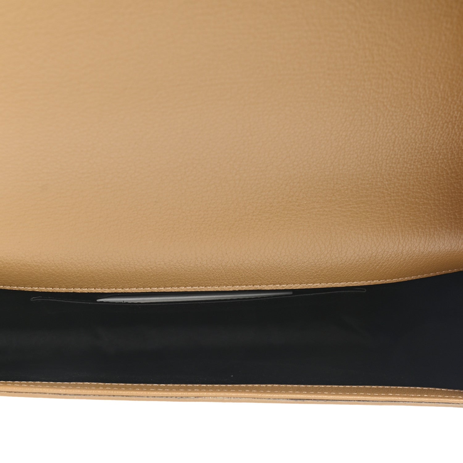 Saint Laurent Calfskin Monogram Large Belle De Jour Clutch Beige 5 of 7