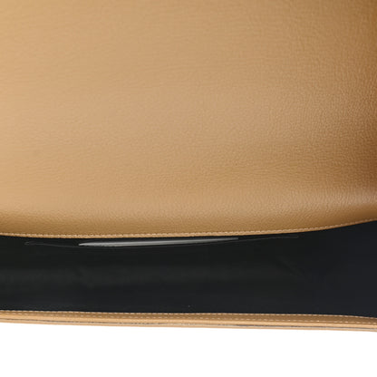 Saint Laurent Calfskin Monogram Large Belle De Jour Clutch Beige 5 of 7