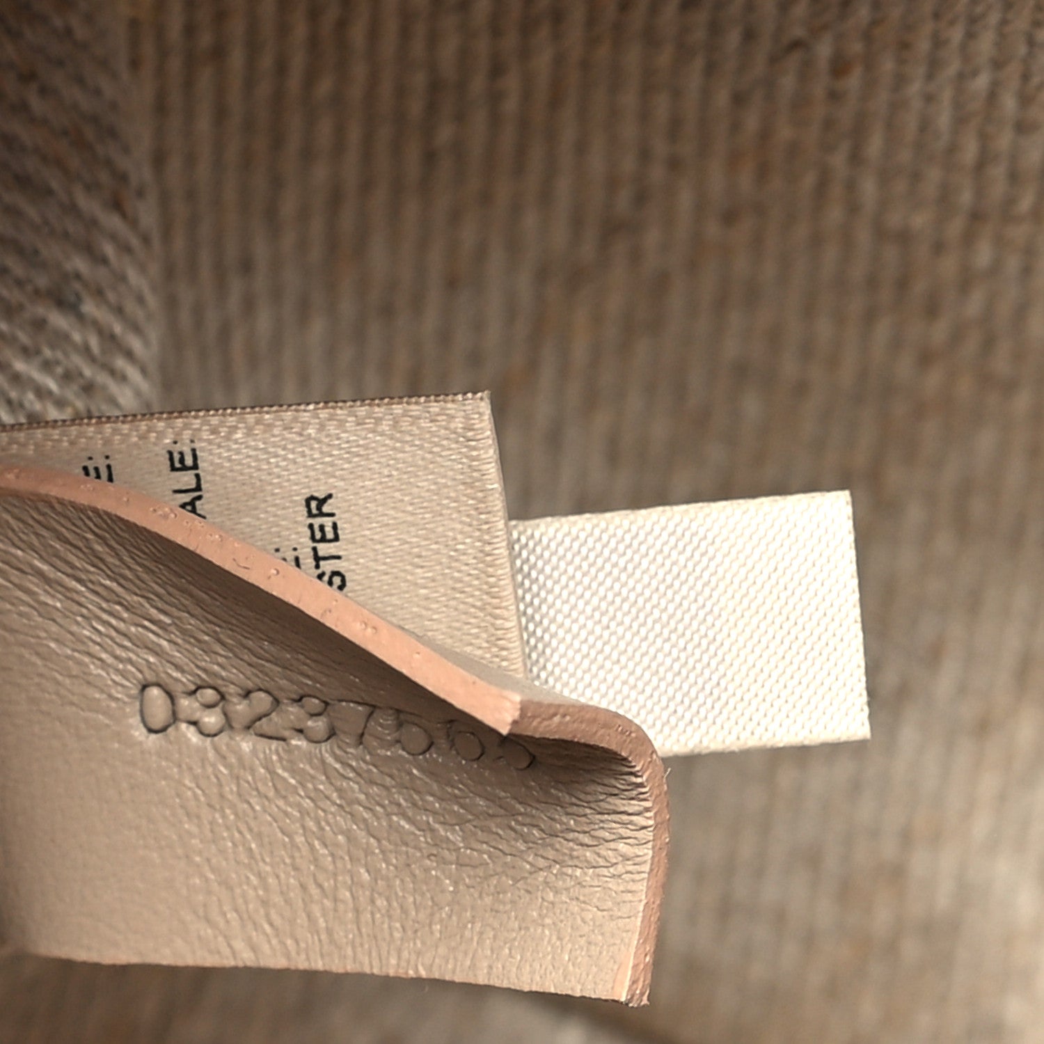 Chloe Linen Woody Belt Bag Blush Beige 7 of 9
