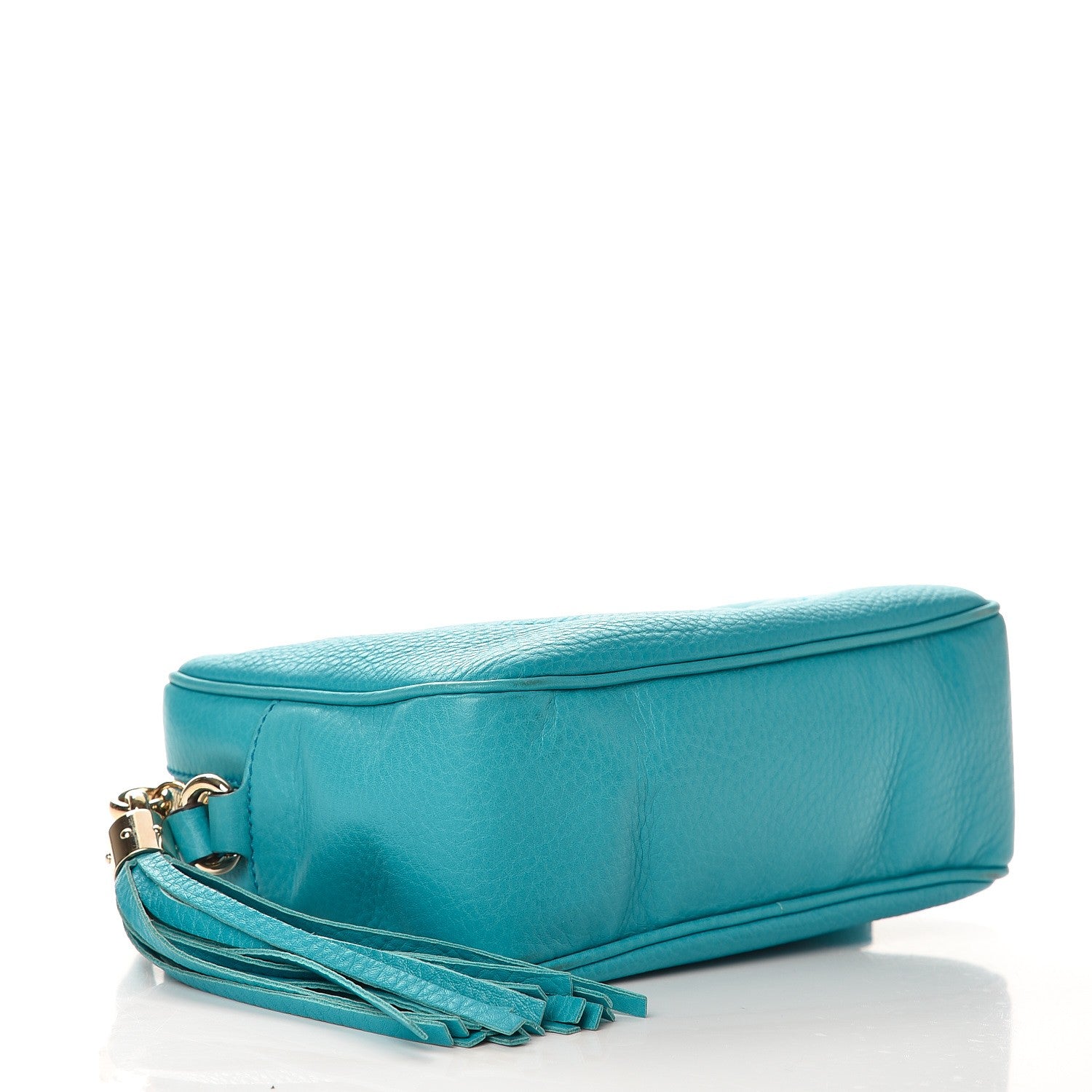 Gucci Pebbled Calfskin Small Soho Disco Bag Deep Cobalt 4 of 8
