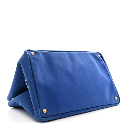 Prada Canapa Logo Tote Cobalto 4 of 11