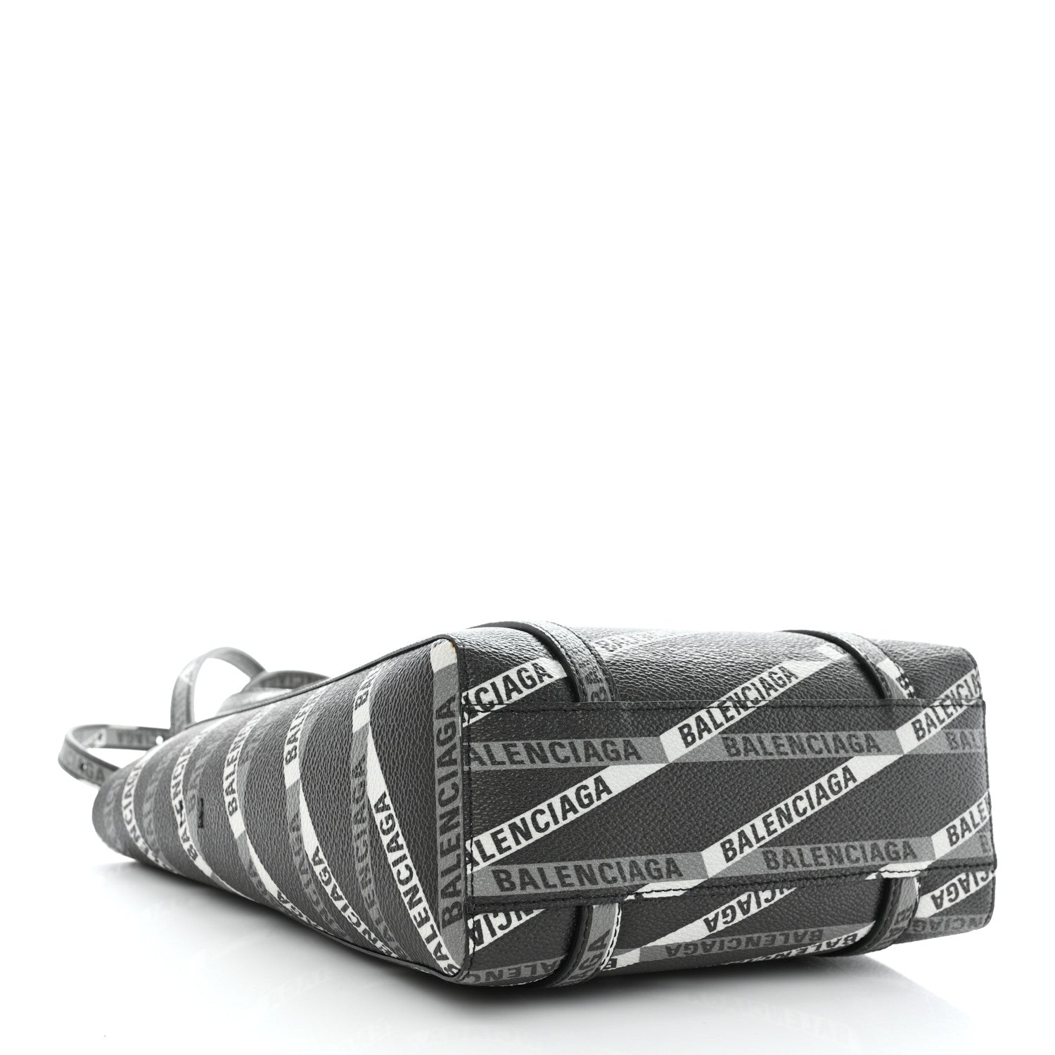 Balenciaga Coated Canvas Losange Monogram XXS Tote Black Grey 4 of 8