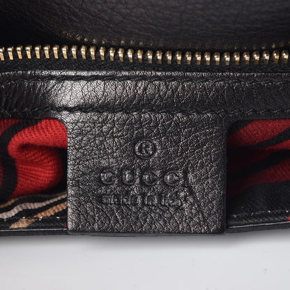 Gucci Calfskin Britt Tassel Shoulder Bag Black 6 of 10