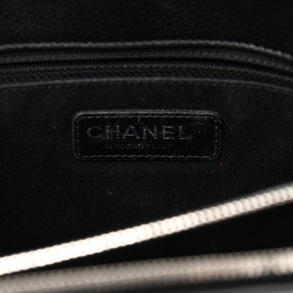 Chanel Caviar Quilted CC Timeless Soft Tote Black 5 of 12