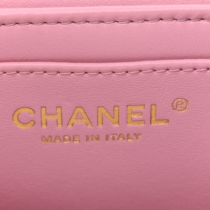 Chanel Lambskin Quilted Trendy Vanity Case Pink 6 of 10