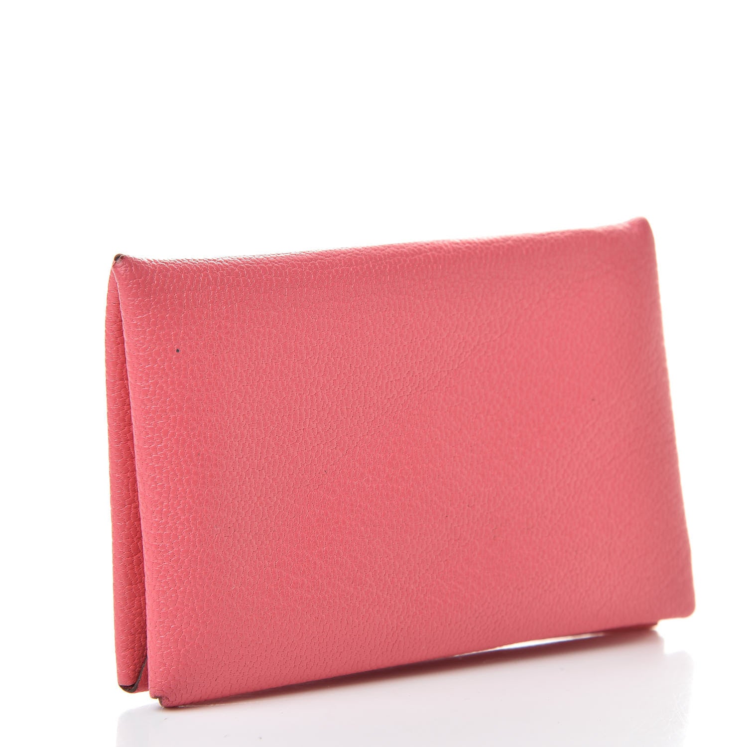 Hermes Chevre Mysore Calvi Card Case Rose Azalee 3 of 8